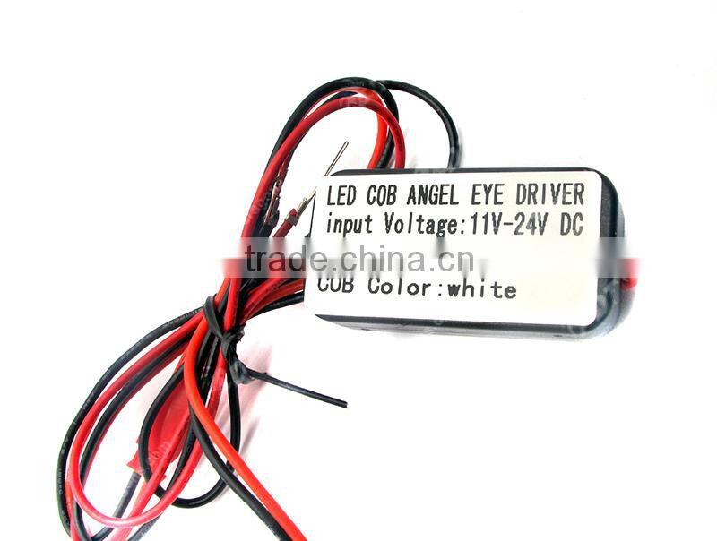 1Pair 90MM Car Led Headlight COB LED Halo Ring Angel Eyes Warning Lamps