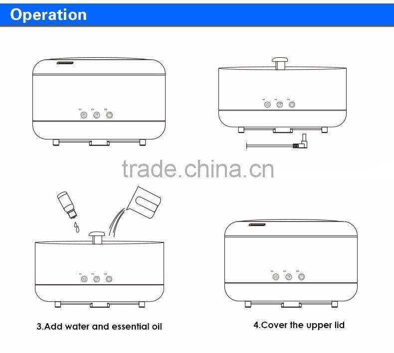 Large Capacity Aromatherapy Humidifier Essential Oil Ultrasonic Aroma Diffuser