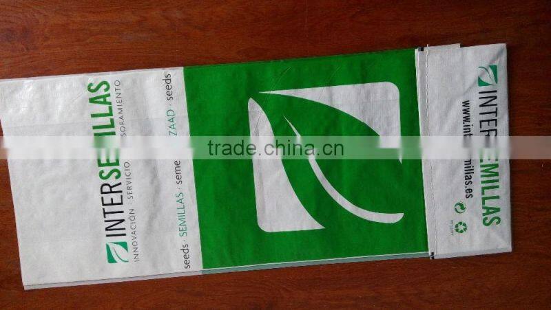 China pp woven bag /saco de rafia for packing 50KG 25KG rice