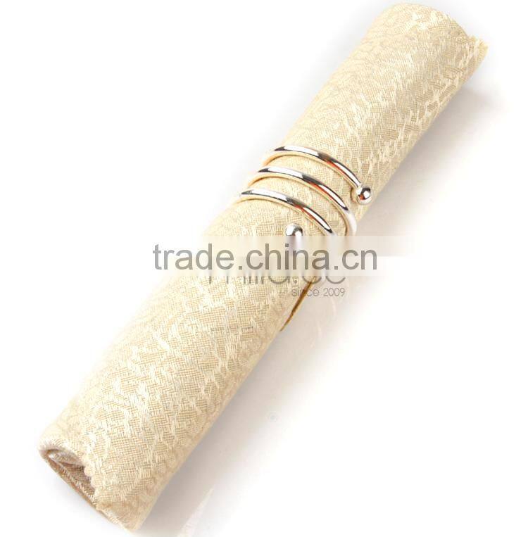 Gold napkin ring