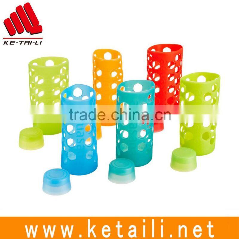 silicone bottle sleeve for glass sport drink bottle manufacturing plant