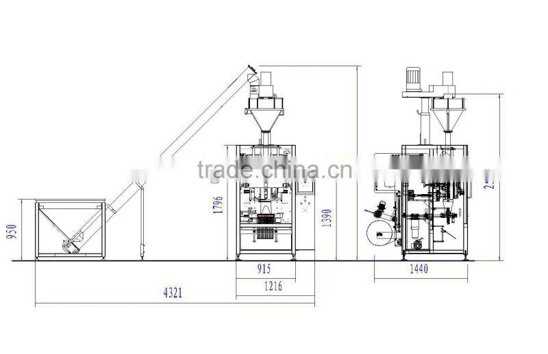 SW-PL2 10-5000g Automatic Auger Powder Filler