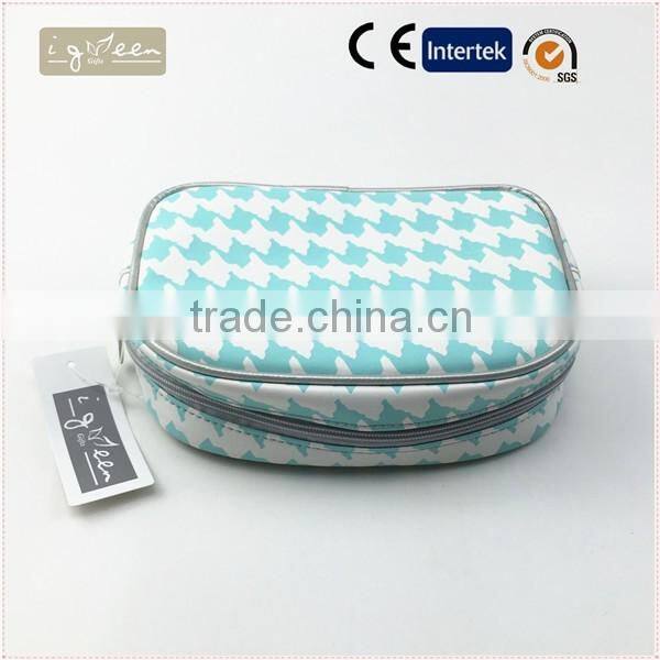 Popular best selling washing bag PU washing bag polyurethane cosmetic purse