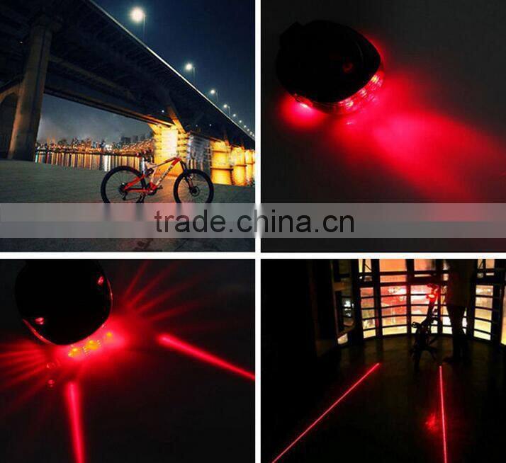 Best selling 5LED bicycle rear light /bike tail lights /bicycle laser light
