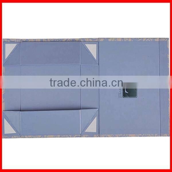 Crazy Selling wholesale Professional Customized black luxury Rectangle Foldable Paper gift Box