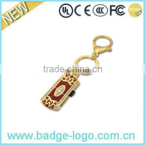 free sample heart shape novelty promotional couple metal keychain