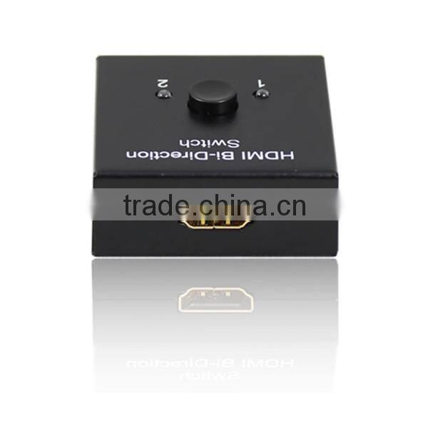 Hot video player 2x1 or 1x2 HDMI Bi-Directional Switch with HDCP Passthrough, 3D and 1080p Support