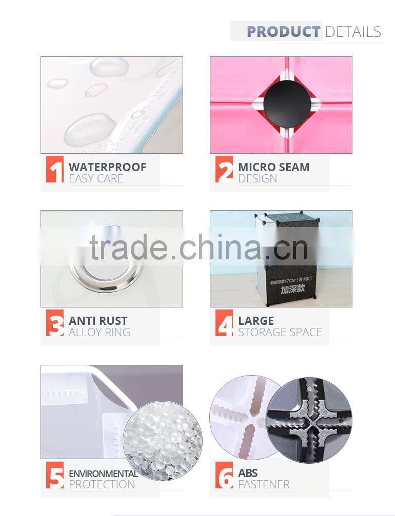 Wholesale Folding Modern bedroom plastic wardrobe box