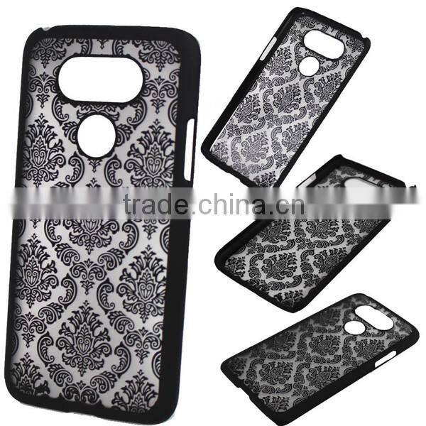 C&T Damask Design Ultra Slim Clear Hard Back Case Cover for LG G5