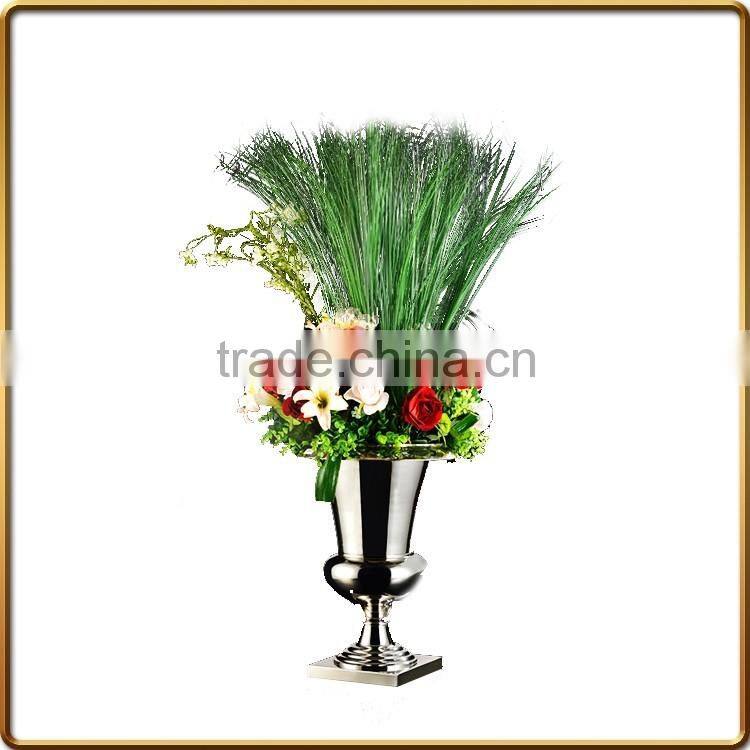 Nickel Plated Vase Without Flower