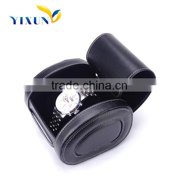 high quality custom design cotton paper strong cardboard watch box with black foam insert