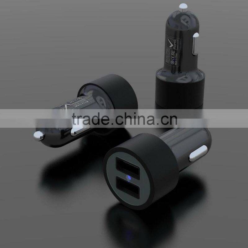 3A+2.4A 5.4A ouput Type C Mini dual car charger for apple iphone, ipad, smartphone,