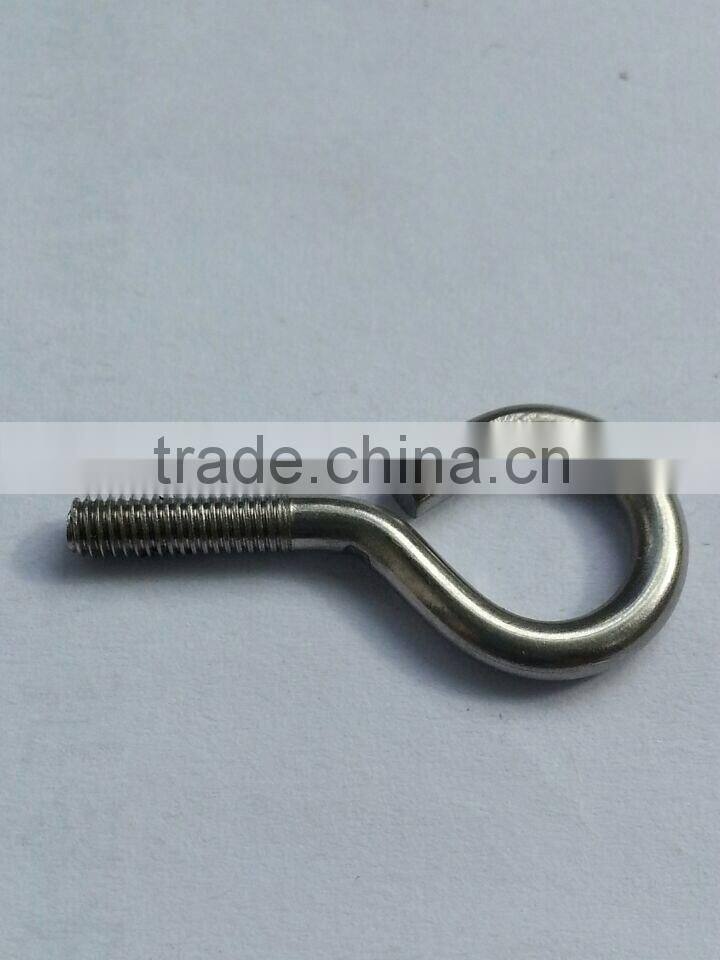 custom ss stainless steel eye screw