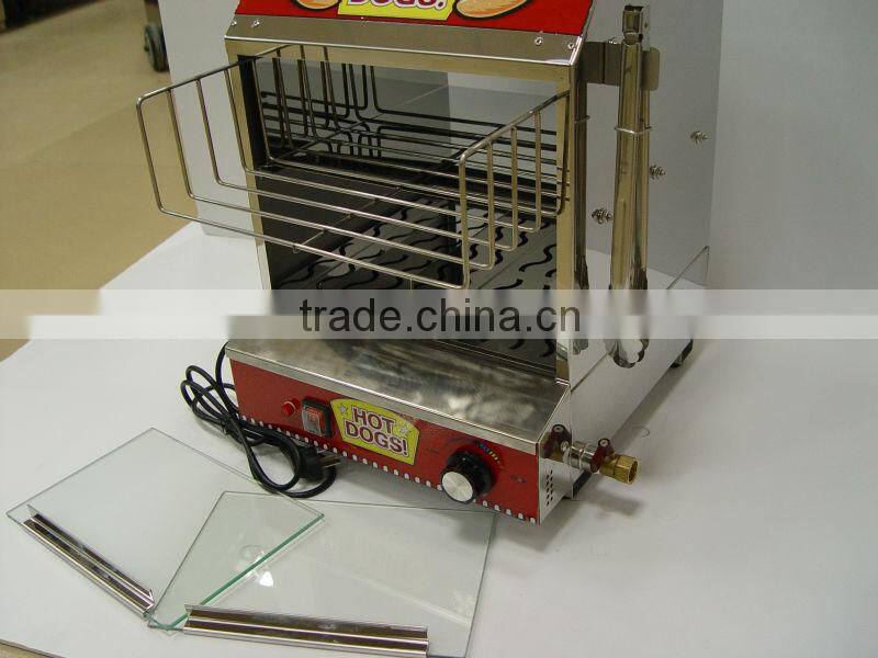 CE Approval Electric Hot Dog snack foods Steamer machine cart For Sale