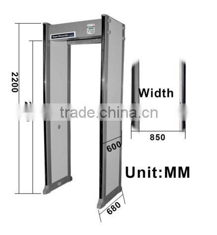 Scanner Security Walk Through Metal Detector Gate PD6500I with Easy Operation