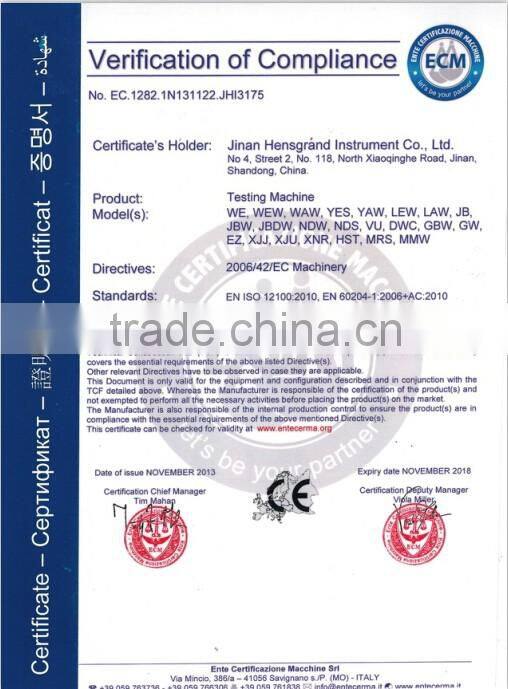 DWTT-40000 Pipeline Steel Drop Hammer Tear low carbon impact test steel ball