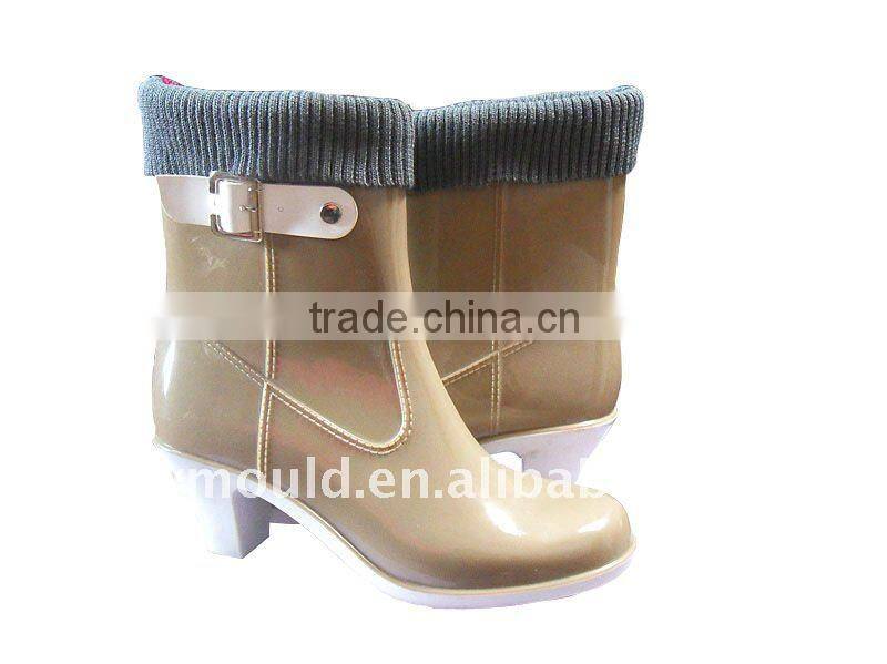 Fashion Winter Warm Rain boots Plastic Garden shoes