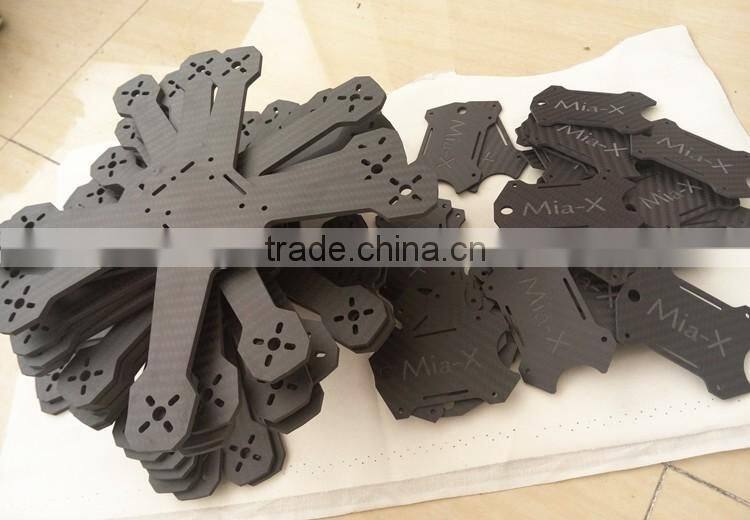 ZYH custom 3K 1K twill CNC customed carbon fiber sheets plate panel parts