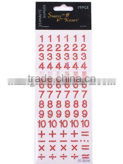 Smart and Kraft Diamante Figure Sticker