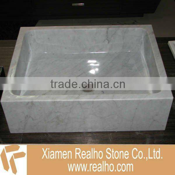 white cheap stone sinks