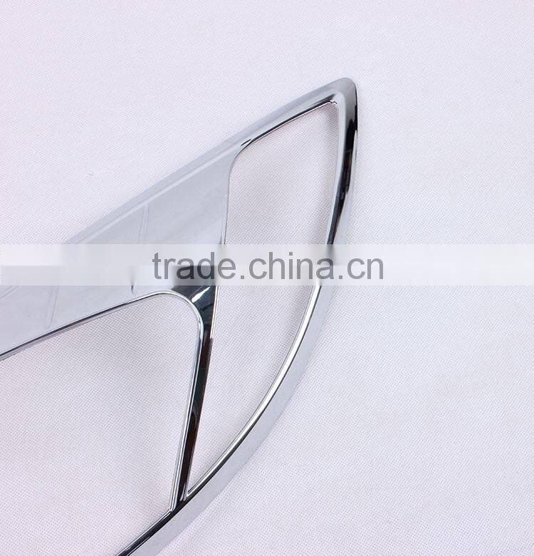 Head Lamp Cover ABS Chrome 2 Pcs For F-oc us 2012 Accessories