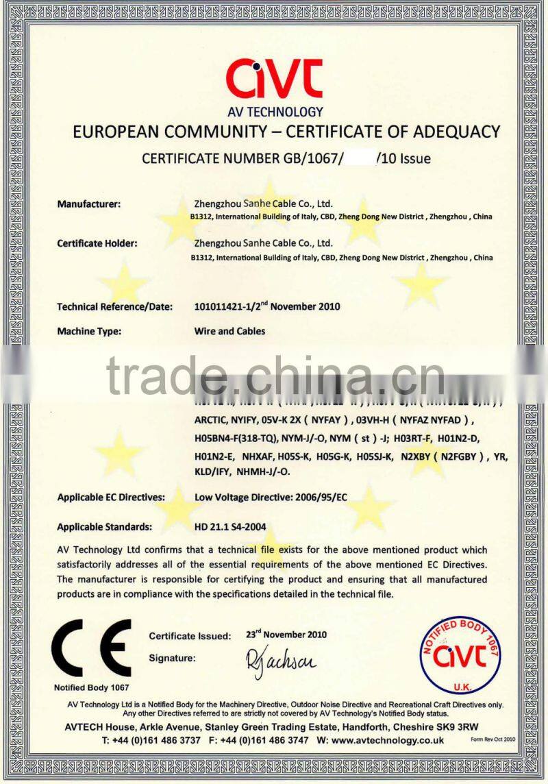 aluminum wire concentric cable