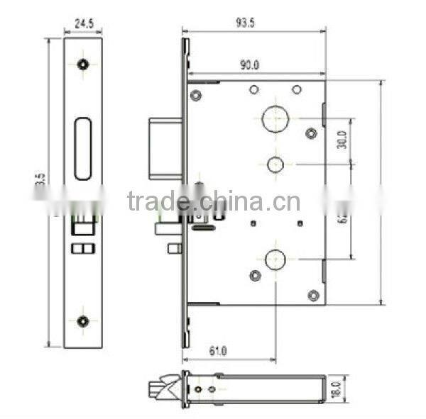 office wooden door lock