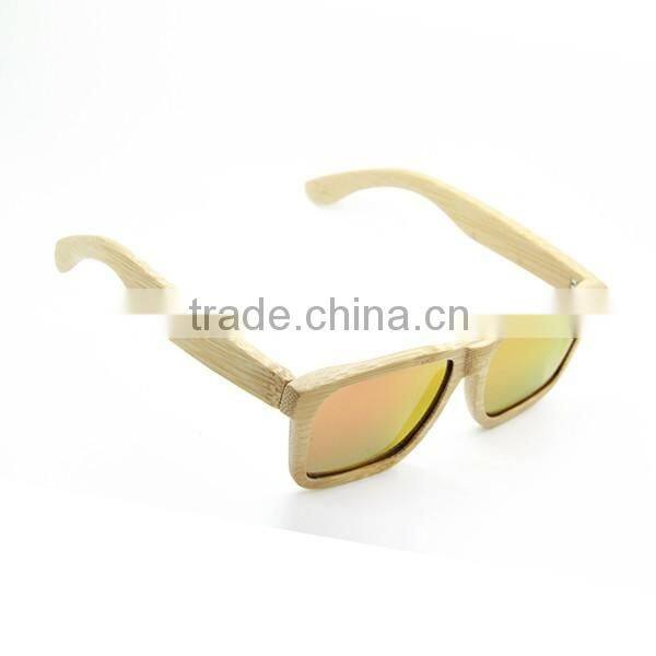 2016 customized logo wood sunglass custom