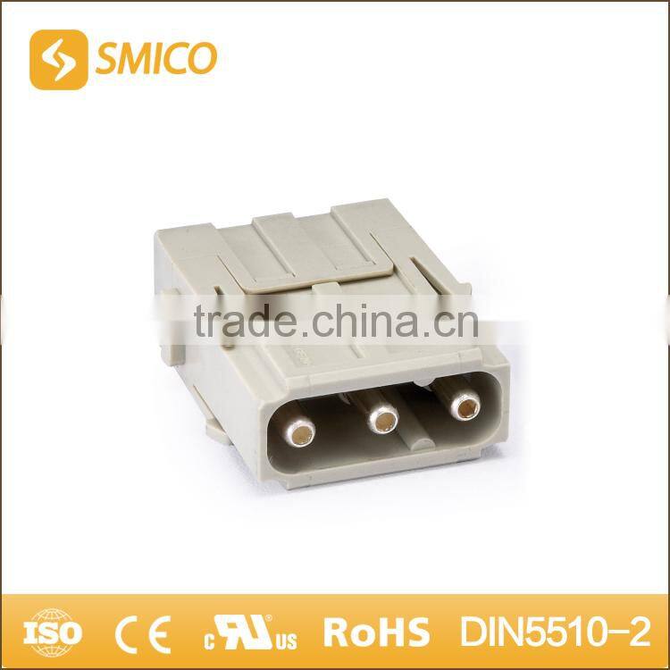 SMICO Popular Wholesale Items 3 Pin Automatic Wire Male Female Plastic Connectors