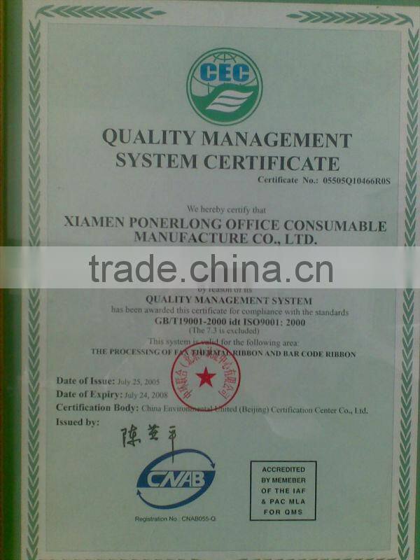 Black Premium resin barcoe ribbon