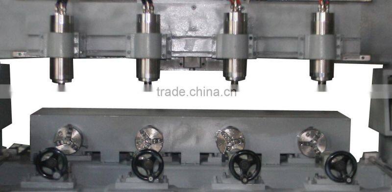 easy to learn and operate double tool changing four heads cnc engraving machine