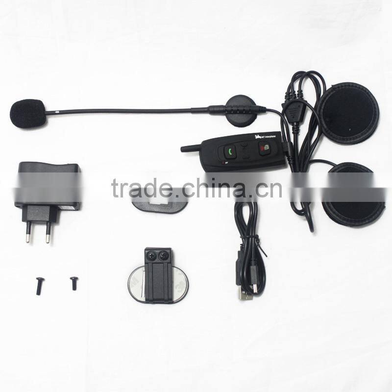 Long talking range motorcycle helmet bluetooth headset intercom