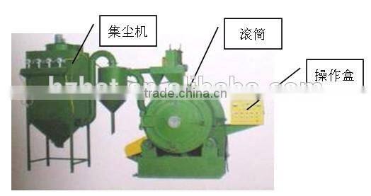 drum type shot blasting machine for surface washing