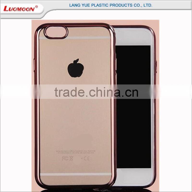 tpu electronplate phone case cover for iphone 5 6 s c se plus