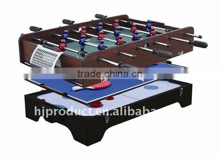 Classic sport 3 in 1 table top multi game table for kids children