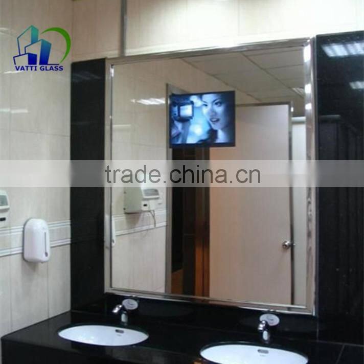 magic mirror mirror advertising displayer with motion sensor