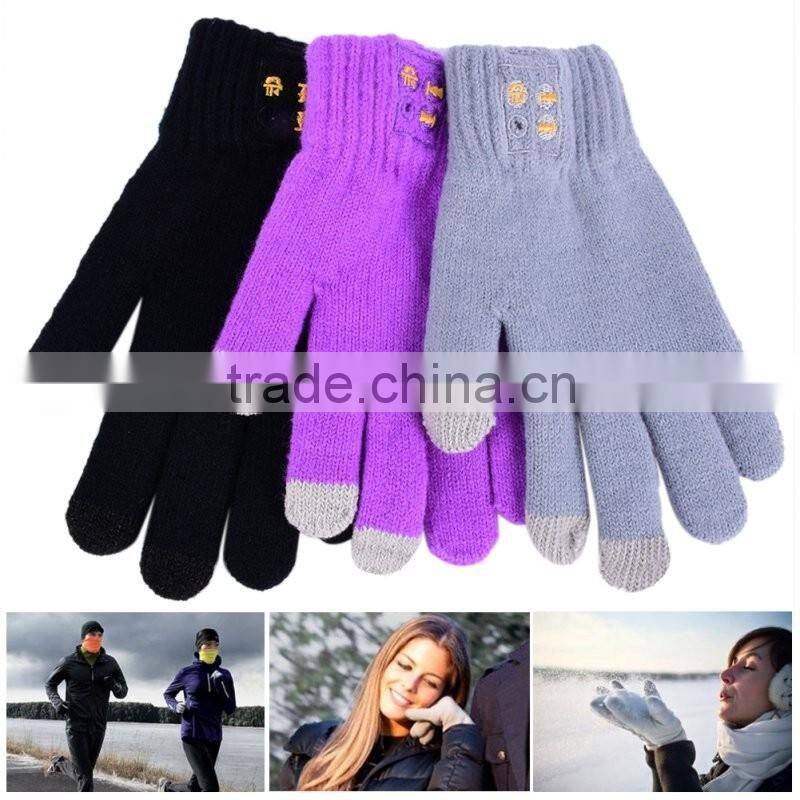 Unisex Bluetooth Gloves CE certificate winter use smart touch screen gloves