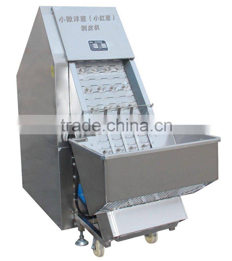 small onion peeling machinel/onion peeler/small onion skin stripper/onion skin removing machine