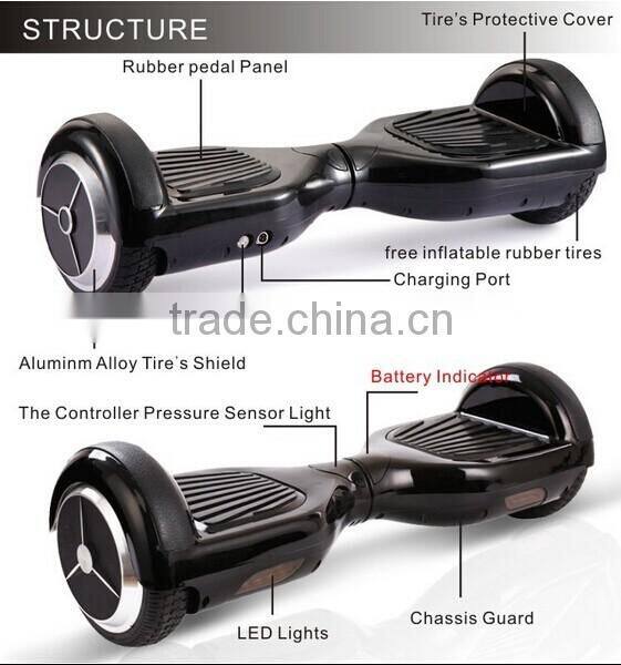 2016 Best Christmas Gift Self Scooter Two Wheels Self Balancing Scooter Wholesale Price