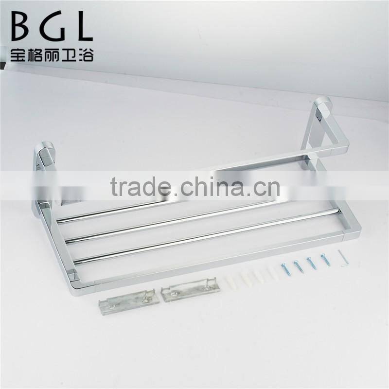 new items zinc alloy silver color bath accessories set items towel rack