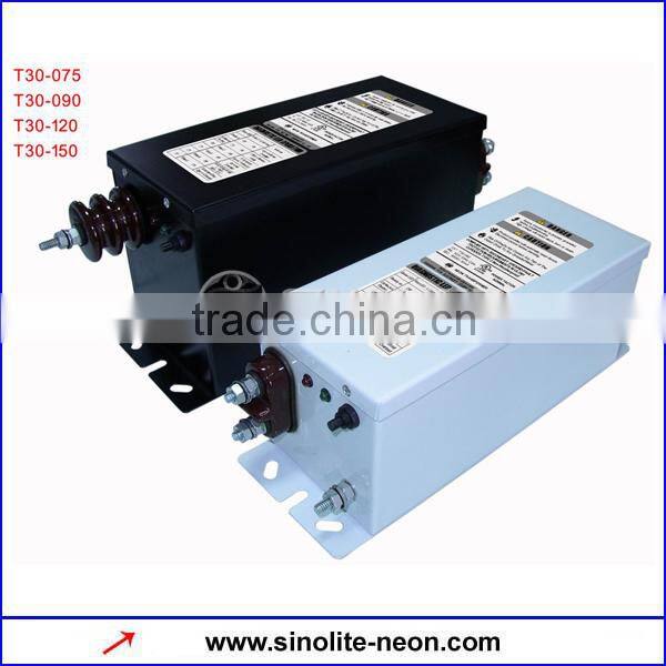 UL Listed T30 Series Ferro-magnetic Neon Transformers