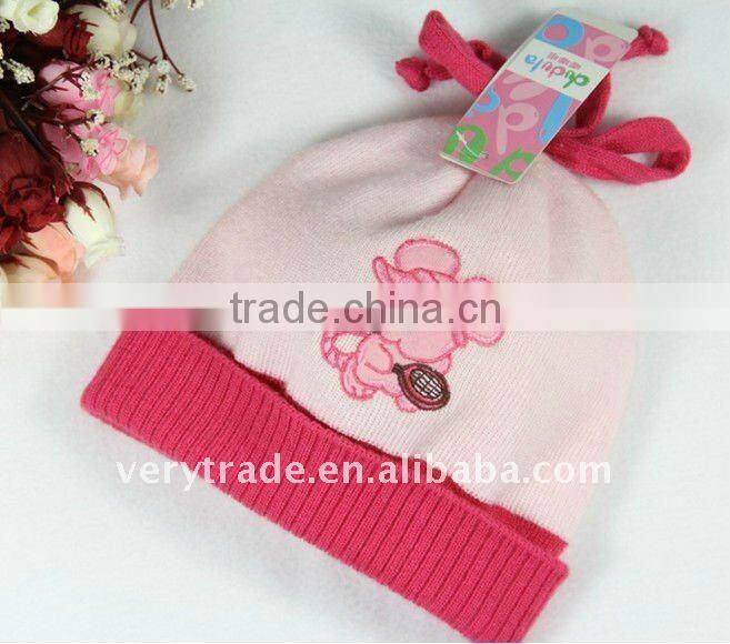 children's knitted earflap hat