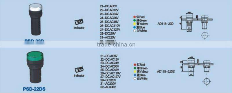 'XB2 led push button switch 250V 3A