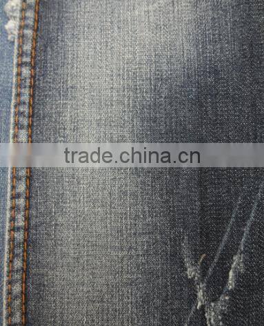 2016 hot summer elastic woven shorts with indigo coolmax spandex denim fabrics