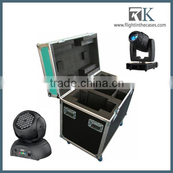 RK durable Arriba Moving Head Cases with wheels
