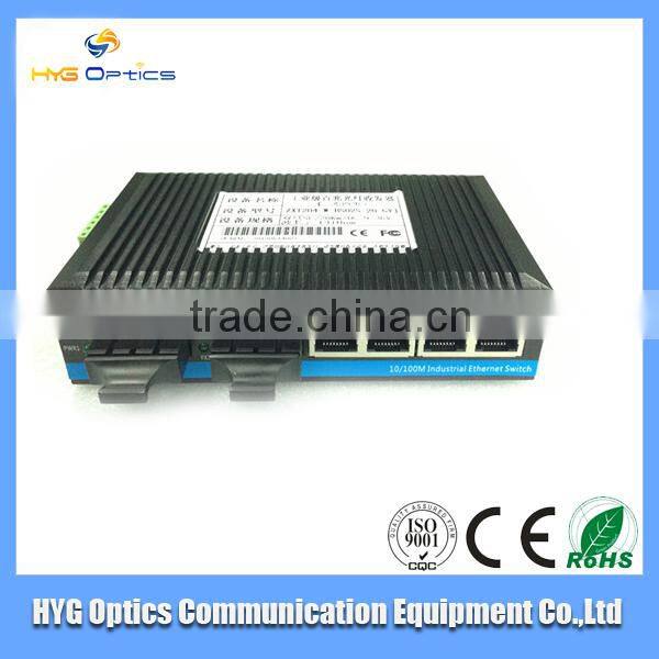 10/100M 1F 2E Industrial Fiber Media Converter