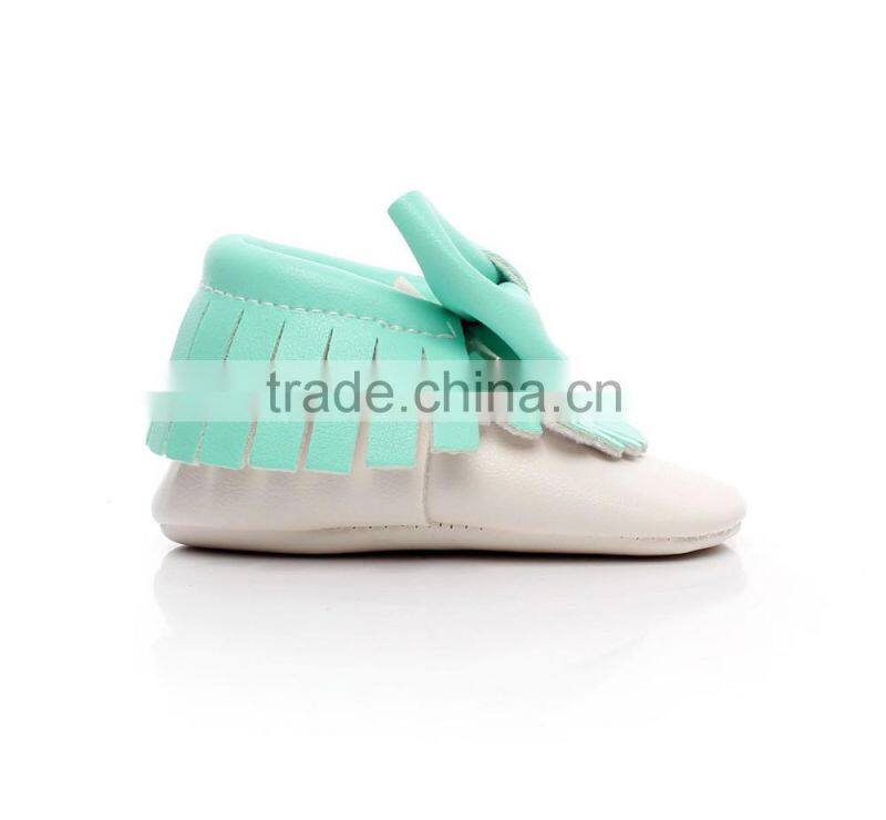 Excellent Design Fashion Simple Cheap price colorful leather babyshoes
