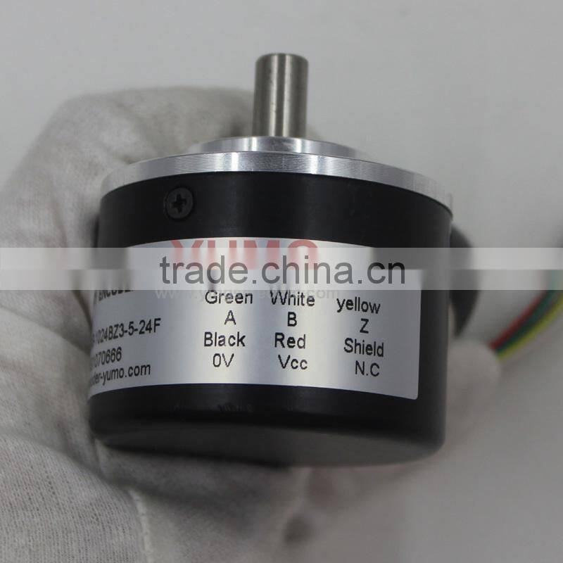 ISC5208 1025ppr CNC system MachineSolid shaft encoder optical price incremental rotary encoder