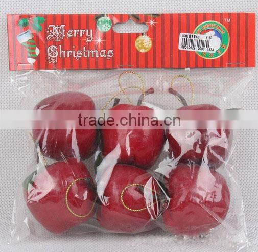2015 wholesale apple decoration for christmas