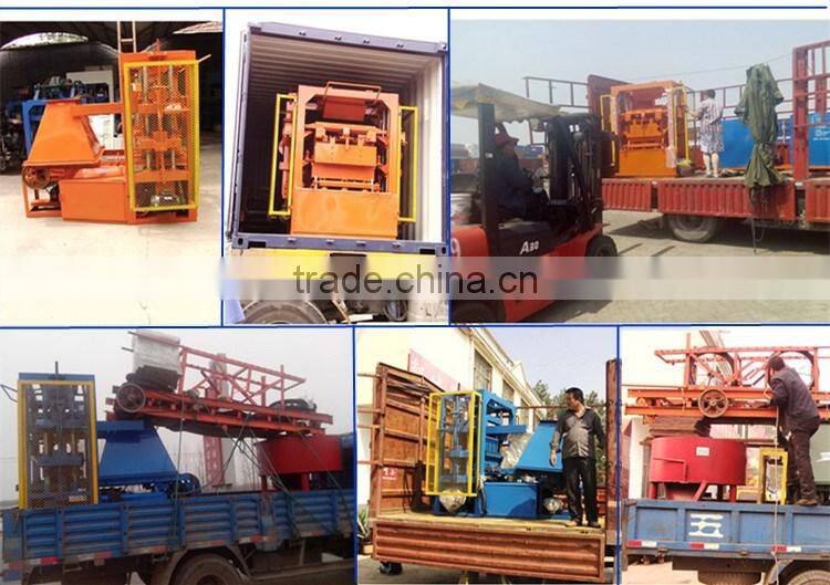 products semi auto concrete block machine with concrete molds